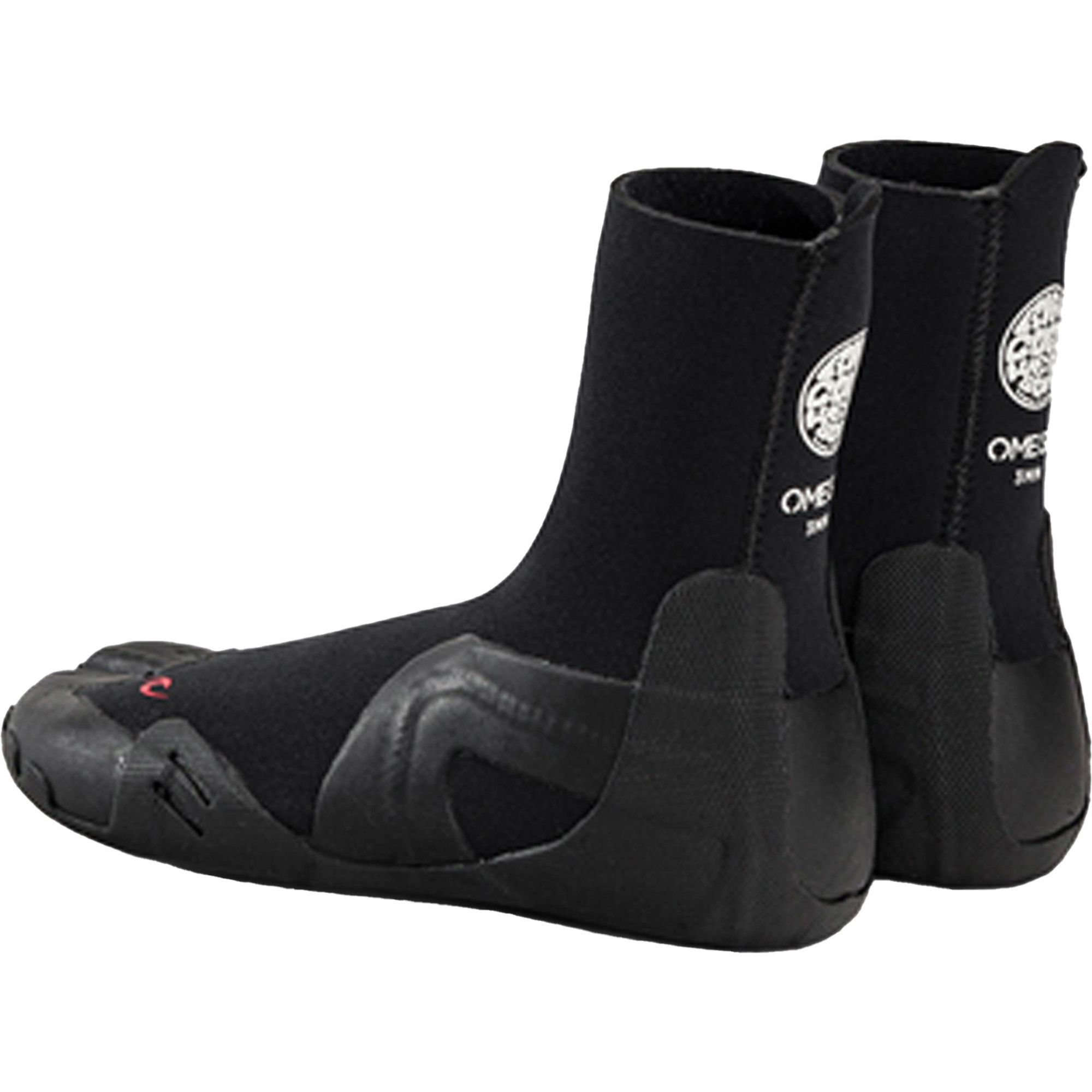 2024 Rip Curl Omega 3mm Split Toe Wetsuit Boot WBOYAD Black